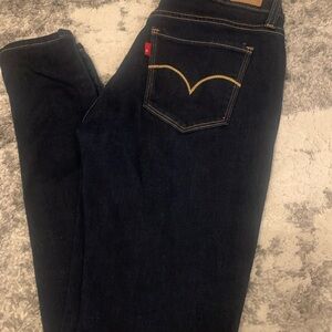 Levi's Women's Midnight Blue Skinny Jeans